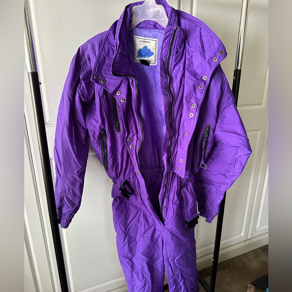 80s Vintage Ski Suit